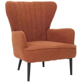 MCW Lounge-Sessel MCW-K37 Bouclé 600 g/m2 70 x 80 x 80 cm Terrakotta