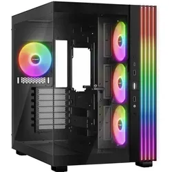 be quiet! Light Base 600 LX Black PC-Gehäuse atemberaubender Panorama-Blick Show Case