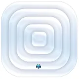 NETSPA – SP-N1414014 – NetSpa aufblasbarer Deckel für Whirlpool, quadratisch, 118x118 cm (kompatibel Bohemian)