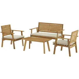 Möbel Kraft Tarragona Loungeset braun