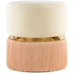 HOCKER Hocker in Champagnerfarben