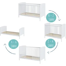 Kids Collective Babybett weiß 70 x 140 cm