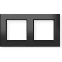 EQ-3 Homematic IP Glasrahmen – 2-fach Schwarz