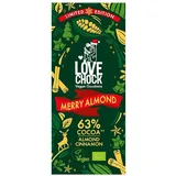 Lovechock Tafel Merry Almond Cinnamon 63% vegan bio