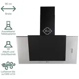 Gurari Kopffrei-Dunstabzugshaube 90 cm Edelstahl GCH S 482 IS mit LED, 1000 m3/h