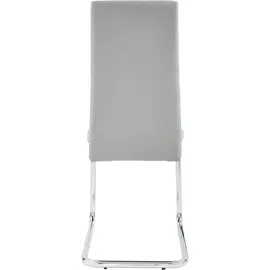 INOSIGN Freischwinger »Adora« (Set) 4 Stk.(2 oder 4 Stück) Bezug in Kunstleder, verchromtes Metallgestell grau