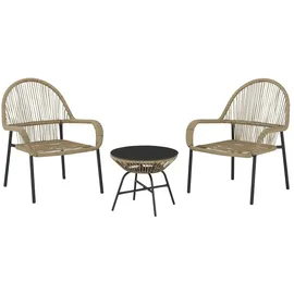 Möbel Kraft Prato Set 3-tlg. Beige