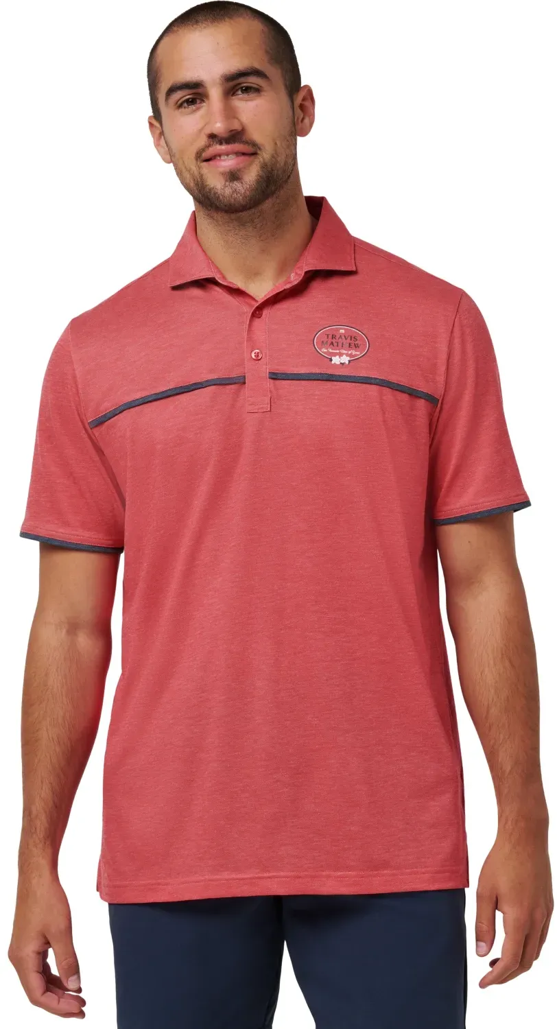 TRAVISMATHEW Polo Featherweight Ofty, rot