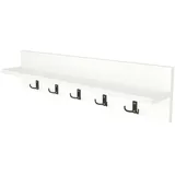 [en.casa] Wandgarderobe, Weiß [en.casa]