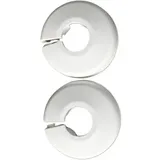 PVC-Klapprosetten 15 mm 2 Stück
