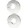 PVC-Klapprosetten 15 mm 2 Stück
