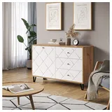 Vicco Nizza 128 x 78 cm Artisan Eiche/Weiß