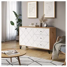 Vicco Nizza 128 x 78 cm Artisan Eiche/Weiß