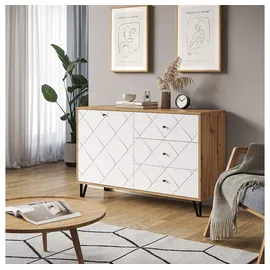 Vicco Nizza 128 x 78 cm Artisan Eiche/Weiß