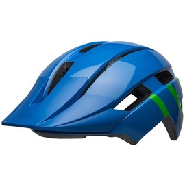 Bell Helme Sidetrack II MIPS 47-54 cm Kinder strike gloss blue/green 2021