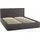 FEDVE Polsterbett Doppelbett Riberia Slim Bett mit Bettkasten 140x200 - Dunkelgrau