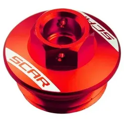 SCAR Öleinfüllschraube Rot, rot, Größe 10 mm