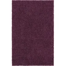 Myflair Hochflor-Teppich "Shaggy Shag, LAGERRÄUMUNG", lila (aubergine, lila), B:152cm H:38mm L:244cm, Polypropylen (PP), MYFLAIR MÖBEL & ACCESSOIRES, Teppiche, gewebt, Uni Farben, ideal im Wohnzimmer & Schlafzimmer