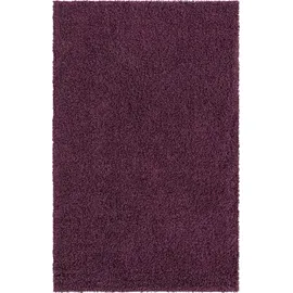 Myflair Hochflor-Teppich "Shaggy Shag, LAGERRÄUMUNG", lila (aubergine, lila), B:152cm H:38mm L:244cm, Polypropylen (PP), MYFLAIR MÖBEL & ACCESSOIRES, Teppiche, gewebt, Uni Farben, ideal im Wohnzimmer & Schlafzimmer