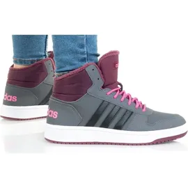 adidas Schuhe Hoops Mid 20 K, GZ7796 - Grau - 30