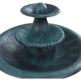 vidaXL Springbrunnen Vogelbad Grün 50×91 cm
