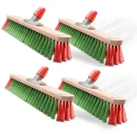 Novaliv Besen Elaston 40 cm Rot/Grün 4 St.