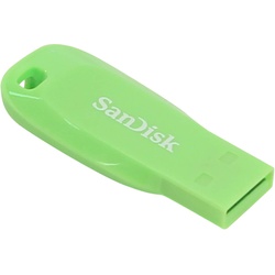 SanDisk Cruzer Blade (64 GB, USB A, USB 2.0), USB Stick, Grün