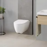 Geberit iCon Wand-WC mit TurboFlush, mit WC-Sitz, 503046JT1,