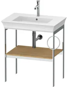 Duravit Waschtisch-Konsole White Tulip 68,4x45cm, Me, bo, HTH re, Ei Nat mass.