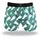 Unabux Boxershorts Prints grün / weiß S 2er Pack