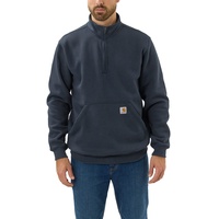 CARHARTT Quarter-Zip Sweatshirt, blau, Größe L