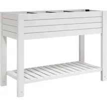 vidaXL Hochbeet 110 x 45 x 79 cm Weiß