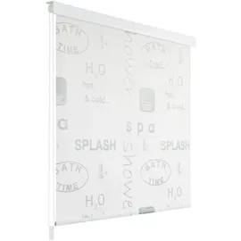 vidaXL Duschrollo 80x240 cm Splash-Design