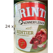 Rinti Kennerfleisch Rentier 24 x 800 g