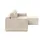 Innovation Living Ecksofa Newilla Lounger Cord Weiß Ivory