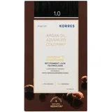Korres Arganöl Haarcoloration 1.0 black 145 ml