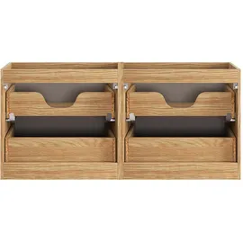 petits-meubles Waschtischunterschrank 120 x 59 cm Beige/Braun