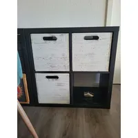 Kistenkolli Altes Land 3er set Holzbox Vintage Weiss Regalkiste