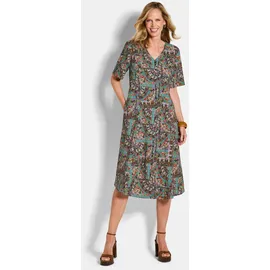 GOLDNER Sommerkleid Midikleid Orientalisch Muster Bunt 19