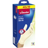 Vileda Multi Latex Einmalhandschuhe 40+10 M/L