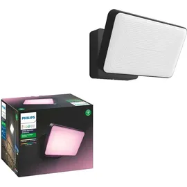 Philips Außenwandleuchte Aluminium 15,3 cm inkl. Bewegungsmelder schwarz