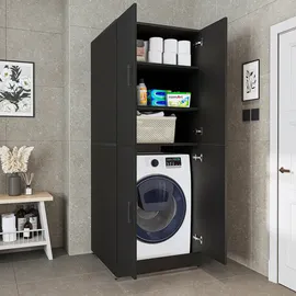 roomart DORA-II Waschmaschinenschrank 70 x 73,8 x 0 cm Weiß