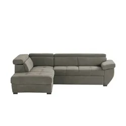 Primo Ecksofa  Formula ¦ grau ¦ Maße (cm): B: 262 H: 79 T: 224.0