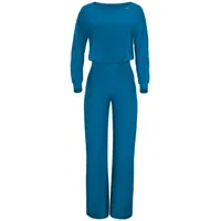 Winshape Damen Functional Comfort Jumpsuit JS101LSC, Comfort Style, Fitness Freizeit Yoga Pilates, Teal-Green