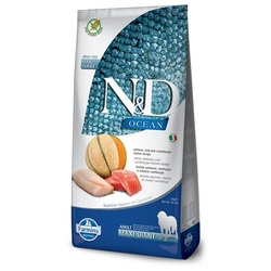 FARMINA N&D Ocean Dog Adult Giant Maxi Lachs, Kabeljau, & Melone 12 kg