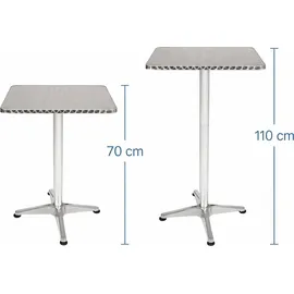Mojawo Bistrogarnitur 3-teilig Aluminium