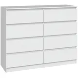 veneti Hochkommode 120 x 0 x 0 cm Weiß