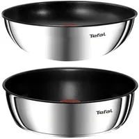 TEFAL INGENIO EMOTION SCHMORPFANNE 24 CM + WOK PFANNE 26 CM, PFANNENSET, PFANNEN