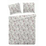 home&you Bettwäsche, Rosa, Textil, 160x200 cm, Schlaftextilien, Bettwäsche, Bettwäsche