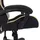 vidaXL Gaming-Stuhl mit RGB LED-Leuchten Gold Schwarz